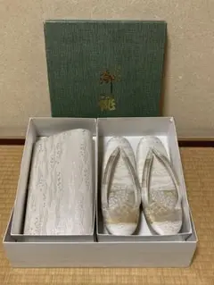 東京芝山の和装用、草履とバックのセット