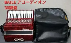 Baile アコーディオン 24ベース 鍵盤楽器 赤 初心者用 ケース付属 希少】Baile アコーディオン 30鍵盤 24ベース - メルカリ