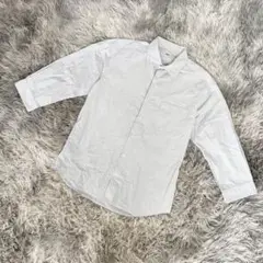 未使用級『TAKEO KIKUCHI』タケオキクチ　ワイシャツ　長袖　綿　白
