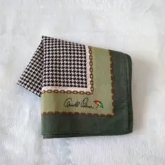 ArnoldPalmer アーノルドパーマ ハンカチ 大判 緑 傘 ブランド