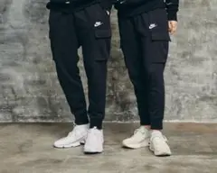 【新品】タグ付　NIKE ナイキ　ジョガーカーゴパンツ XL ブラック