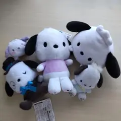サンリオ ポチャッコ ぬいぐるみ マスコット 5点セット