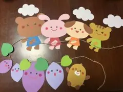 9月 10月 さつまいも 芋掘り 壁面 保育園 幼稚園