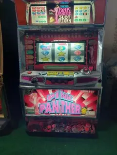送料込み 山佐 ピンクパンサーSP コイン不要機付 山佐 パチスロ ピンクパンサーSP 中古パチスロ実機 [4ch対応] A-SLOT