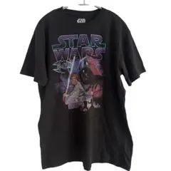 STAR WARS Tシャツ L ブラック ダースベイダー