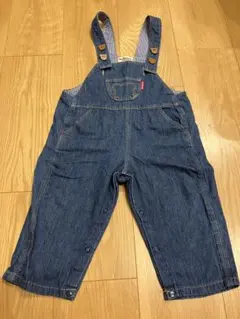 ミキハウス　ホットビスケッツ デニムカバーオール 90
