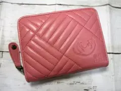 半額 50%OFF 新品 財布 レディース 二つ折り ラウンド 野村修平 本革！