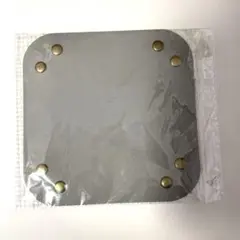 グレー 合成皮革 アクセサリーケース　インテリアトレイ