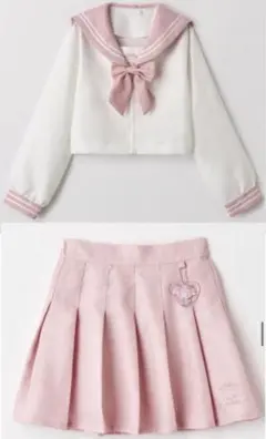 【新品未開封タグ付き】アベイル マイメロディ セーラー服 上下2点 アクキー付き