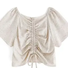 GRL ネップドロストリボンTシャツ