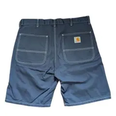 Carhartt wip カーハート ハーフパンツ 短パン ステッチ 紺 34