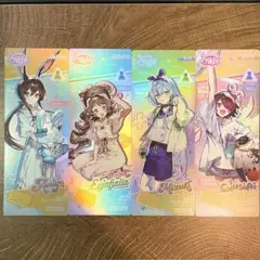 アークナイツ × miniso 特典 ホログラムチケット 4枚セット