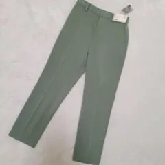 新品タグ付きUNIQLO スマートアンクルパンツ S グリーン