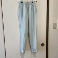 ライトブルー リラックスフィットパンツ