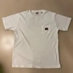 BEN DAVIS サーマルTシャツ ホワイト 白 Ｍ　ワッフルT