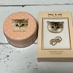 ポールu0026ジョー 刺繍ステッカー ヌネット 缶