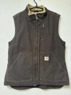 Carhartt ダックベストブラウン Mサイズ