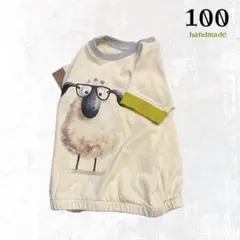 ハンドメイド　ひつじのTシャツ