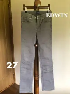 【匿名配送】EDWIN インターナショナルベーシック　27インチ　グレー