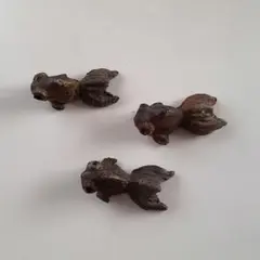 出目金　置物　3匹セット
