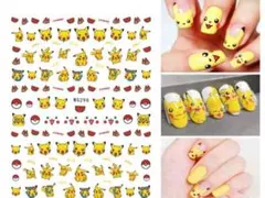 新品　ネイルシール　デコ　ピカチュウ　ポケモン　スイカ　シュノーケリング　a