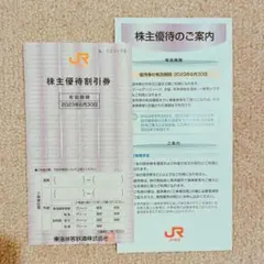 【匿名配送】JR東海 株主優待割引券 1枚