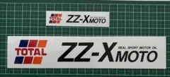TOTAL ZZ-XMOTO ステッカー 大小2枚セット