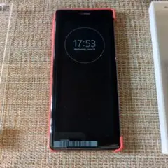 SONY Xperia 8 スタイルカバー オレンジ