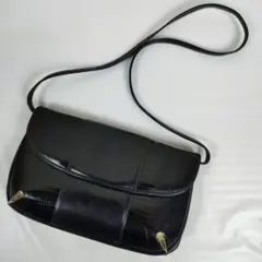 BALLY ヴィンテージ レザーバッグ 紺色 ハンドバッグ ショルダーバッグ