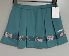 新品 Admiral フラワーラインボックスプリーツスコートグリーン Lサイズ