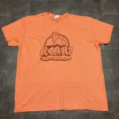 【GILDAN】Tシャツ　古着　オレンジ　ヴィンテージ　b2
