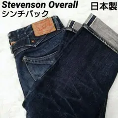 【濃紺】スティーブンソンオーバーオール セルビッチ Mサイズ相当 シンチバック