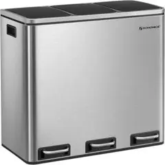 #新品未使用　分別しやすい　ゴミ箱 ダストボックス ペダル式 3×18L