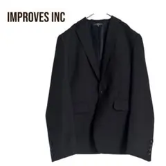 IMPROVES INC ブラック　スーツジャケット　大きめXL　メンズ