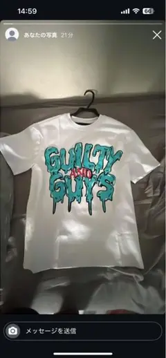 Gulty guys Tシャツ ギルティーガイズ m ホワイト