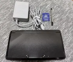 【動作確認済】Nintendo3DS本体 ブラック タッチペン,ACアダプタ付