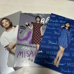 AAA 宇野実彩子 クリアファイル