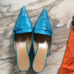 再々値下げ エルメス 本革ミュール