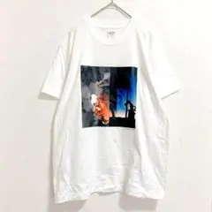 美品 ユナイテッドアスレ 半袖プリントTシャツ クルーネック 綿100%