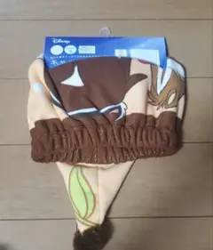 新品タグつき　チップ&デール　キッズ　スイミング　ヘア　タオル　キャップ　プール