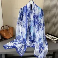 透明感あふれる♡シフォンストール　大判　大人女子に人気！春夏秋コーデ◎478