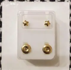 医療用ファーストピアス 24K 星