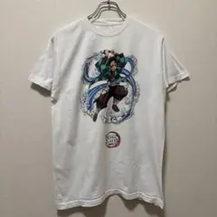 【公式ライセンス】鬼滅の刃 “無限列車編” 竈門炭治郎Tシャツ Lサイズ