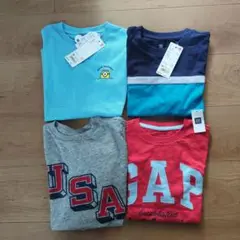 ユニクロ、GAP　Tシャツ4枚セット　130cm まとめ売り