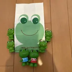 ケロちゃん　コロちゃんカエル フィギュア 6体セット 袋付き