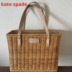 kate spade かごバッグ　豹柄　レオパード