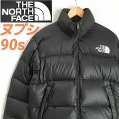 90s THE NORTH FACE ヌプシ ダウン ブラック 黒 DOWN