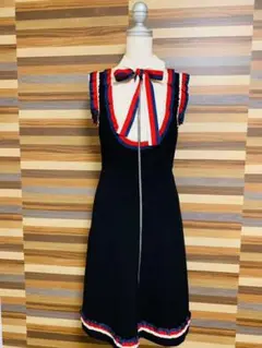 ❁ 美品 ❁ GUCCI リボン ノースリーブ ワンピース