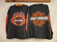 HARLEY-DAVIDSON フレイムデザイン 長袖シャツ