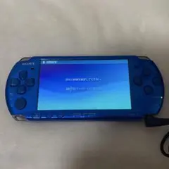動作確認済みPSP-3000 ブルー　バイブランドブルー　本体のみ